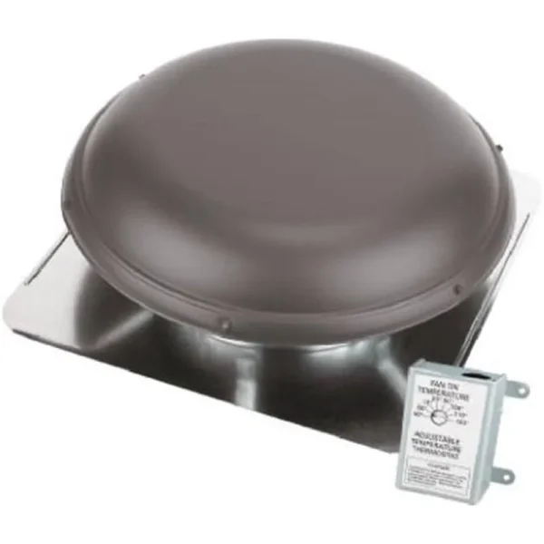 Air Vent 53827 Roof Mounted Power Attic Ventilator Brown