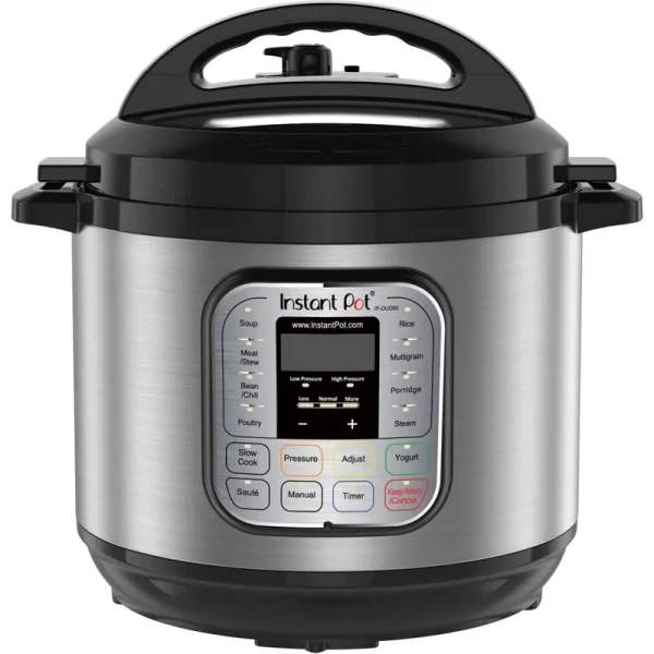 Instant Pot DUO80 7-In-1 Multi-Functional Electric Pressure Cooker, 8 qt