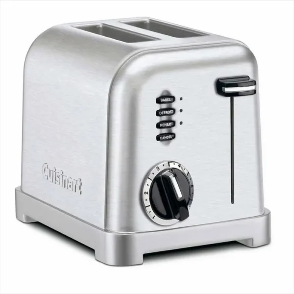 Cuisinart CPT-160 Metal Classic 2-Slice Toaster, Brushed Stainless