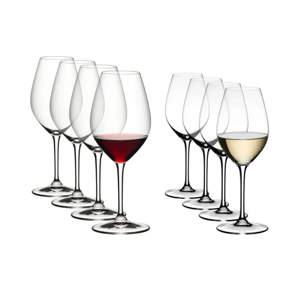 Riedel Wine Friendly Wine Glasses Set (Set of 8)