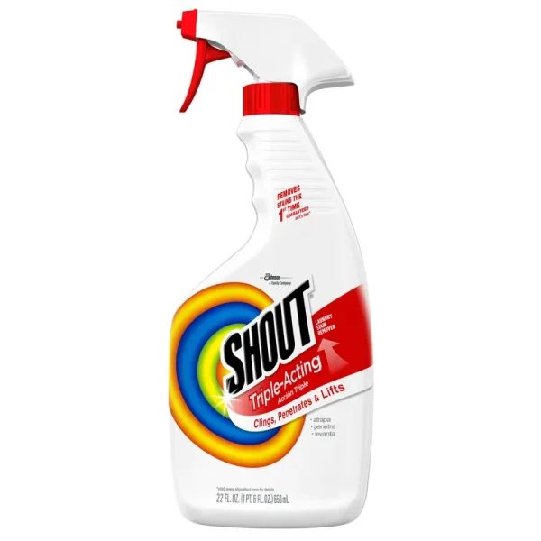SHOUT Triple-Acting Stain Remover - 22 oz bottle