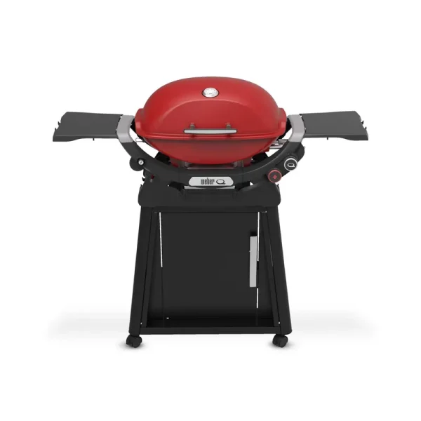 Weber Q 2800n+ Liquid Propane Grill with Stand, Flame Red