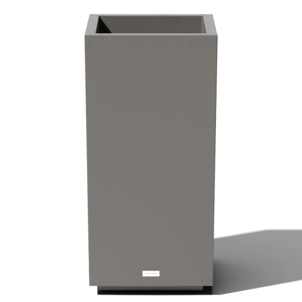 Veradek Block Series Pedestal Planter Grey