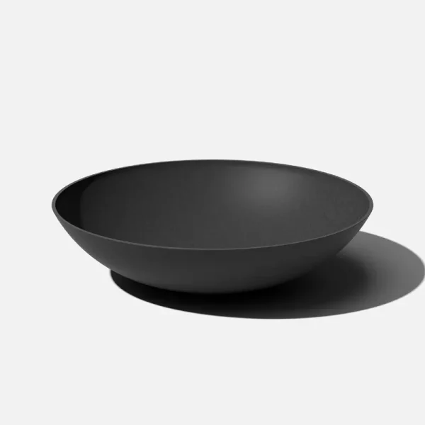 Veradek Lane Bowl Round Planter Black