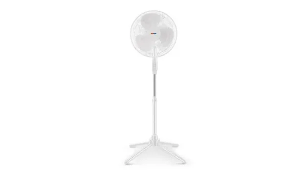 Climate Keeper - 16" White Oscillating Stand Fan