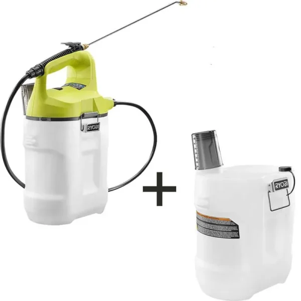 One+ 18V Cordless Battery 2 gal. Chemical Sprayer (Tool Only)- Includes Extra 2 gal. Replacement Tank
