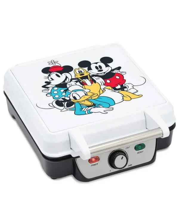 Disney Mickey and Friends Four Waffle Maker - White