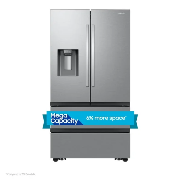 Samsung 30 Cu. ft. Mega Capacity 4-Door French Door Refrigerator with Four Types of Ice in Stainless Steel