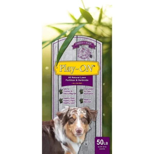 Farrier's Magic Play-On All-in-One Natural Lawn Fertilizer, 50-lb Bag