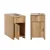 1 drawer 1 door natural set of 2(with charging station)