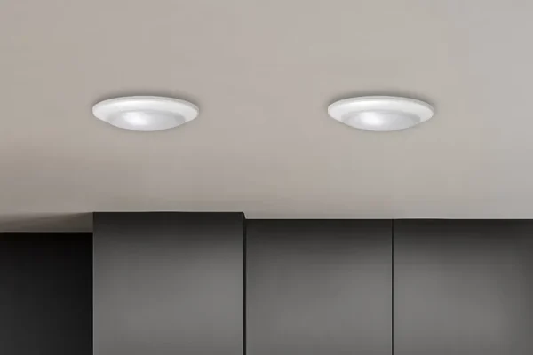 Project Source 2-Pack 7.4-In W White LED Flush Mount Light