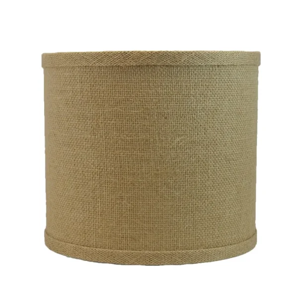 Urbanest Burlap Drum Lamp Shade, 8-Inch by 7-Inch, Spider