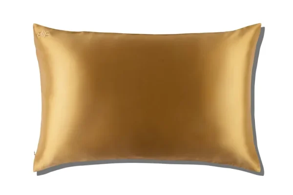 Slip Pure Silk Pillowcase Queen Size Gold.