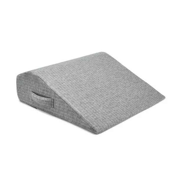 Serta Wedge Pillow with Antimicrobial Cover, White