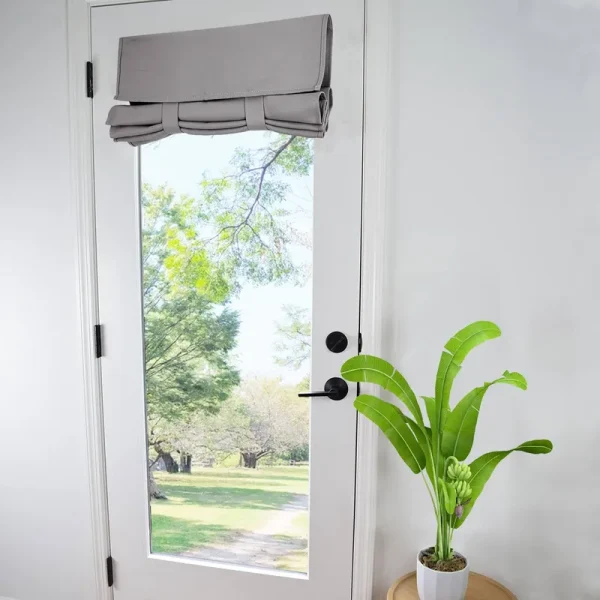WdFour Door Curtains for Door Window, French Door Curtains for Privacy, Easy Installed Tricia Door Panels,Front Door Sidelight C
