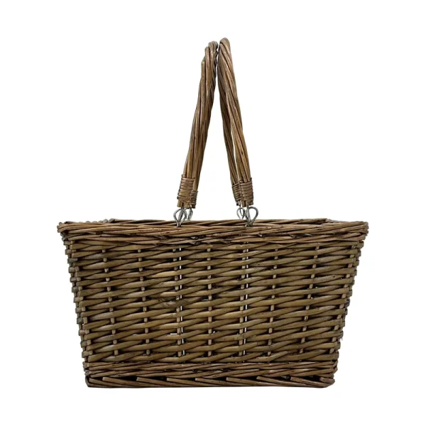 Ashland Willow Basket - Brown - L Each
