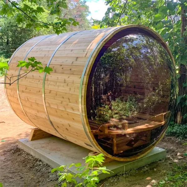 SAUNAONES Barrel Sauna Serenity Nature Air 4 for SizemoreTim-3551