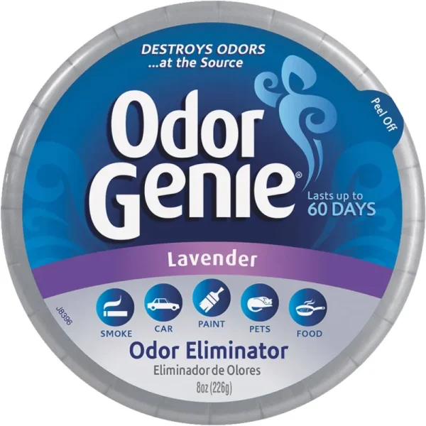 DampRid Odor Genie Odor Eliminator, Lavender Vanilla - 8 oz pack