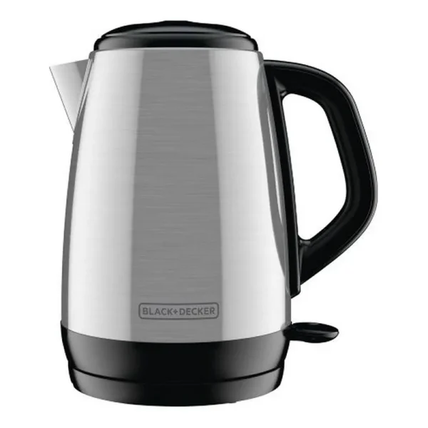 Black + Decker 1.7 L Stainless Steel Electric Cordless Kettle, Refurbished