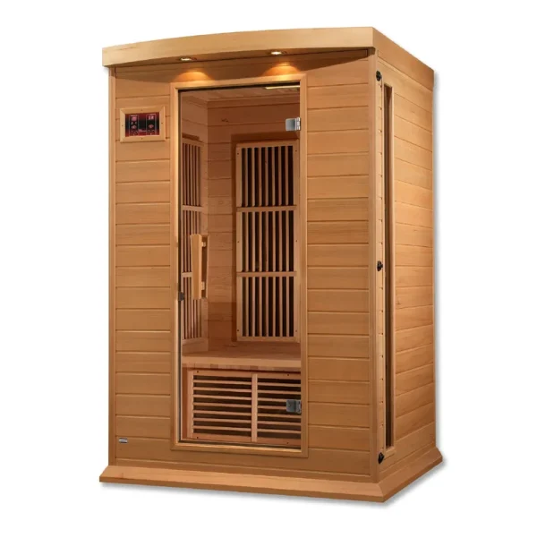 Maxxus 2-Person Low EMF Far Infrared Sauna (Canadian Hemlock)