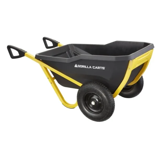 Gorilla Carts 10 Cu. ft. Evolution Poly Yard Cart