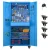 71''H-1Drawer-Blue