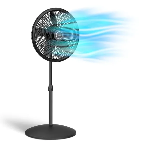 Lasko - Elegance & Performance 18" Pedestal Fan - Black
