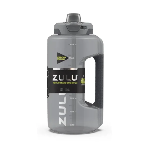 Zulu Goals 64oz Half Gallon Plastic Jug - Gray