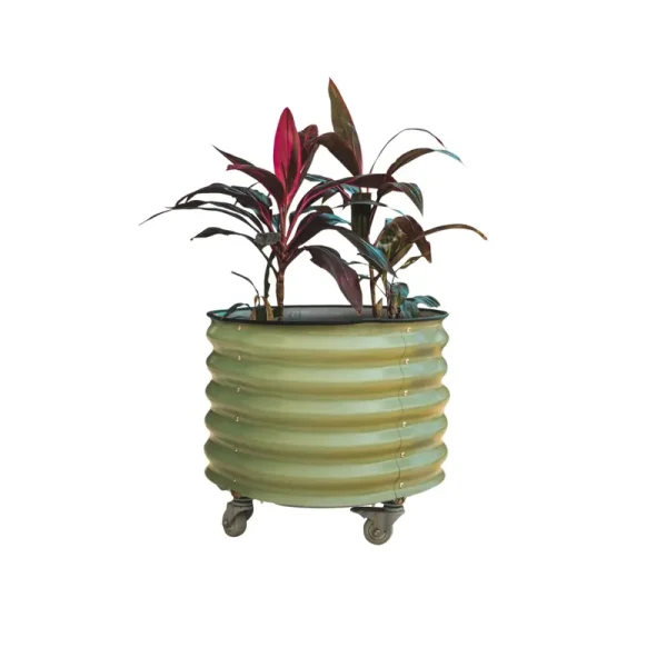 Self-Watering Rolling Planter, Olive Green / Single Pack