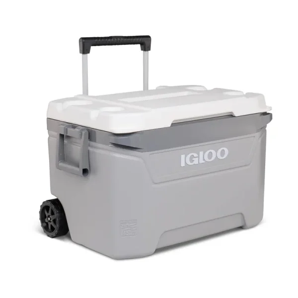 Igloo 34883 60 Quart Sunset Roller Cooler, Gray and White