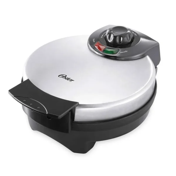Oster Belgian Waffle Maker, Stainless Steel, 8"