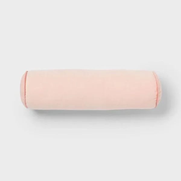 Round Bolster Kids' Pillow Pink - Pillowfort