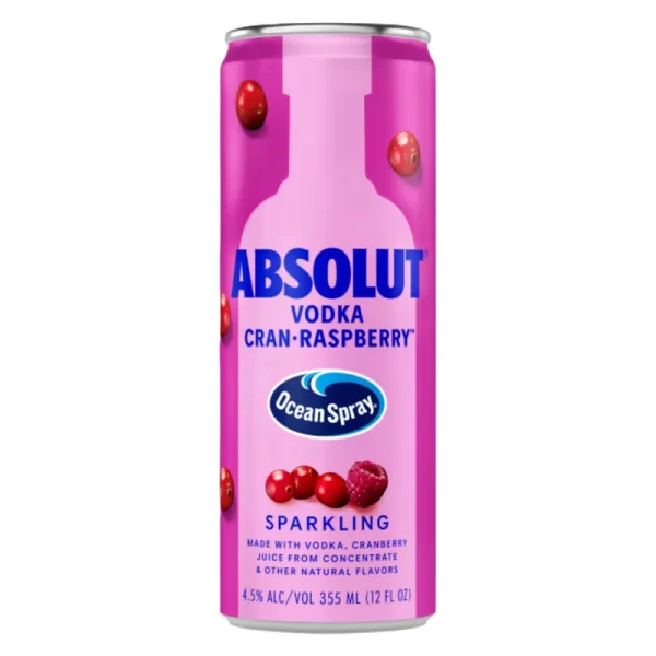 Absolut Ocean Spray Cran-Raspberry 12oz Can