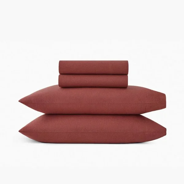 Under The Canopy Organic Flannel Sheet Set - Spiced Apple Spiced Apple / Queen