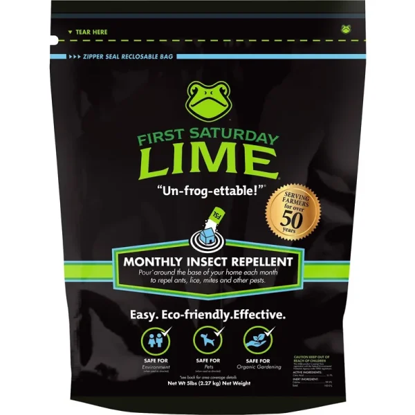 First Saturday Lime Monthly Pet Insect Repellent, 5-lb Bag