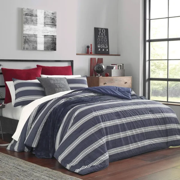Nautica Craver Navy Duvet Cover Set Full/Queen - Navy