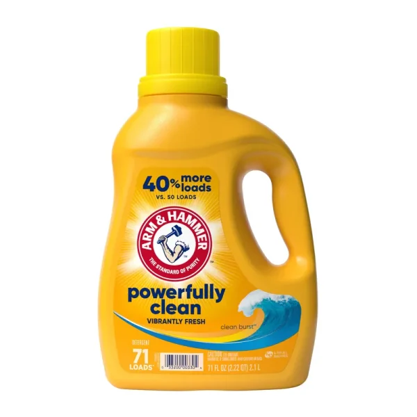Arm & Hammer Clean Burst, 71 Loads Liquid Laundry Detergent, 71 fl oz