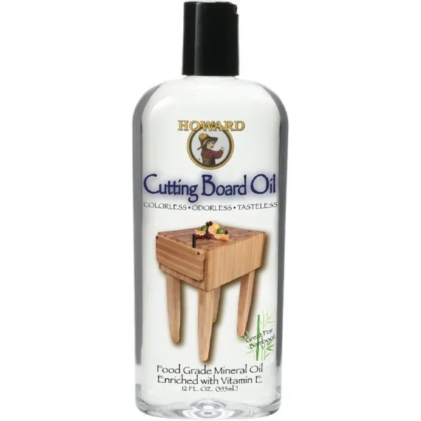 Howard Products Bbb012 Cutting Board Oil, 12 oz, Clear