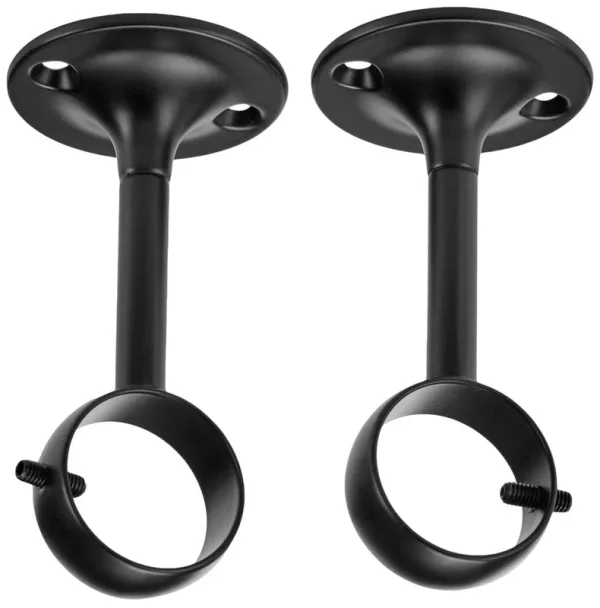 Amazon Basics Ceiling-Mount Bracket, Set of 2, Black