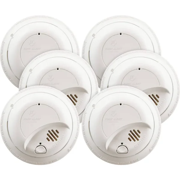 First Alert BRK SC9120B-3 Hardwired Smoke and Carbon Monoxide (CO) Detector with Battery Backup. 3-Pack , White