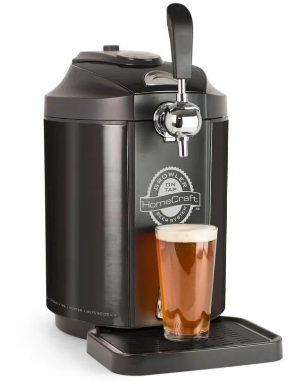Homecraft on Tap Beer Growler System - Black