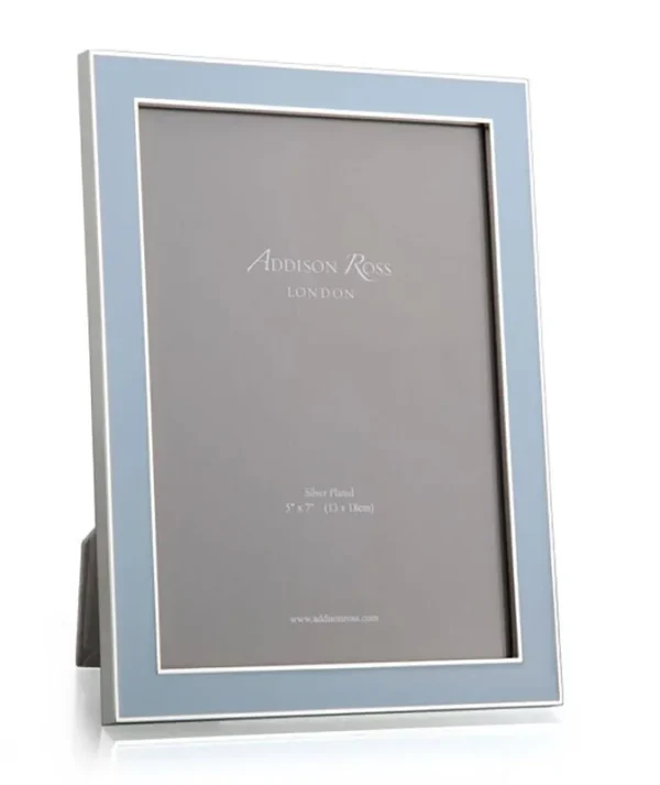 Addison Ross Powder Blue Enamel Picture Frame, 5x7