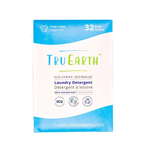 Tru Earth Eco-Strips Laundry Detergent Fresh Linen 32 Loads