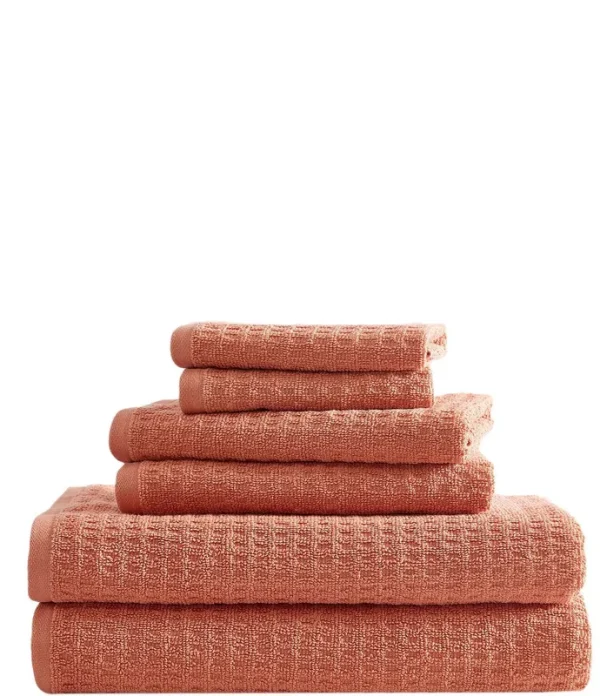 Tommy Bahama Northern Pacific 6-Piece Orange Cotton Towel Set
