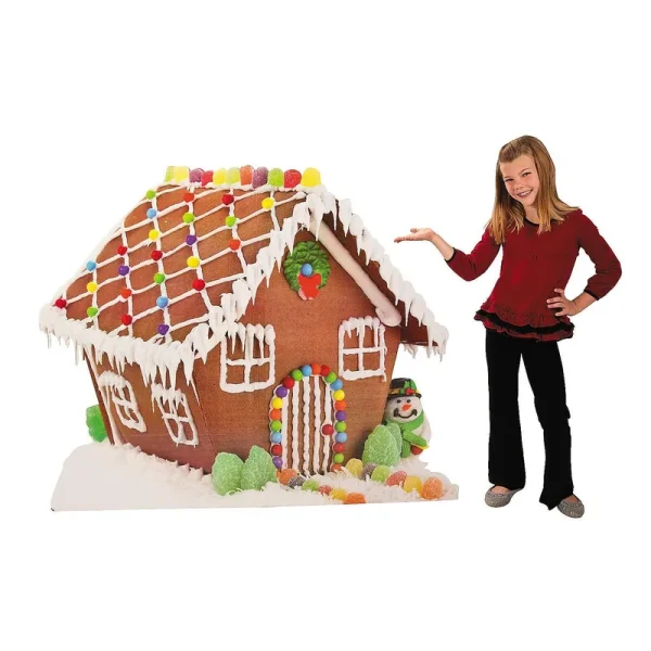 Gingerbread House Cardboard Stand-up