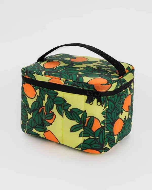Baggu - Puffy Lunch Bag - Orange Tree Yellow