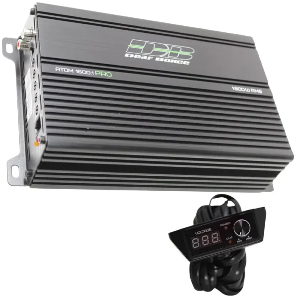 Deaf Bonce Apocalypse ATOM 1.6K Pro Ultra - Compact Amplifier with Bass Knob & Mounting Hardware