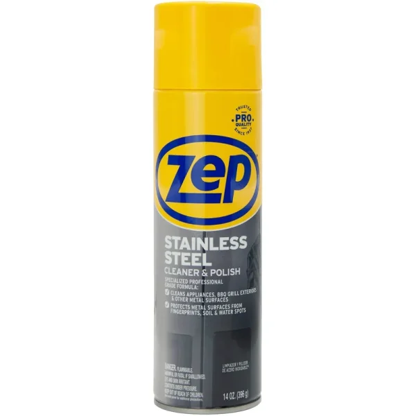 Zep Cleaner & Polish, Stainless Steel - 14 oz