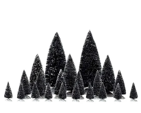 Lemax Village Accessory Assorted Pine Trees