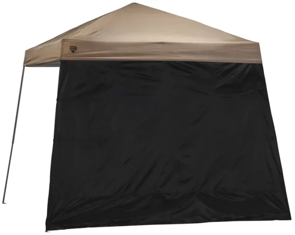Quest 10'x10' Slant Leg Canopy Sidewall, Black